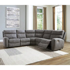 Signature Design by Ashley Canapé d'angle inclinable électrique 5 places Next-Gen DuraPella - 105.5W x 104.5D x 42H