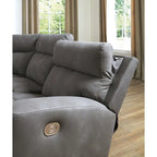 Signature Design by Ashley Canapé d'angle inclinable électrique 5 places Next-Gen DuraPella - 105.5W x 104.5D x 42H