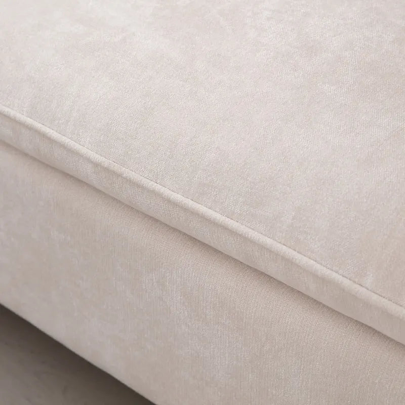 Divano sezionale a U imbottito con doppia chaise longue