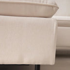 Divano sezionale a U imbottito con doppia chaise longue