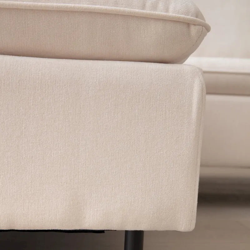 Divano sezionale a U imbottito con doppia chaise longue