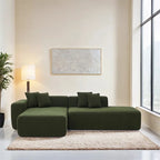 Divano componibile modulare, divano componibile moderno a L con chaise longue