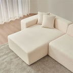 Divano componibile modulare, divano componibile moderno a L con chaise longue
