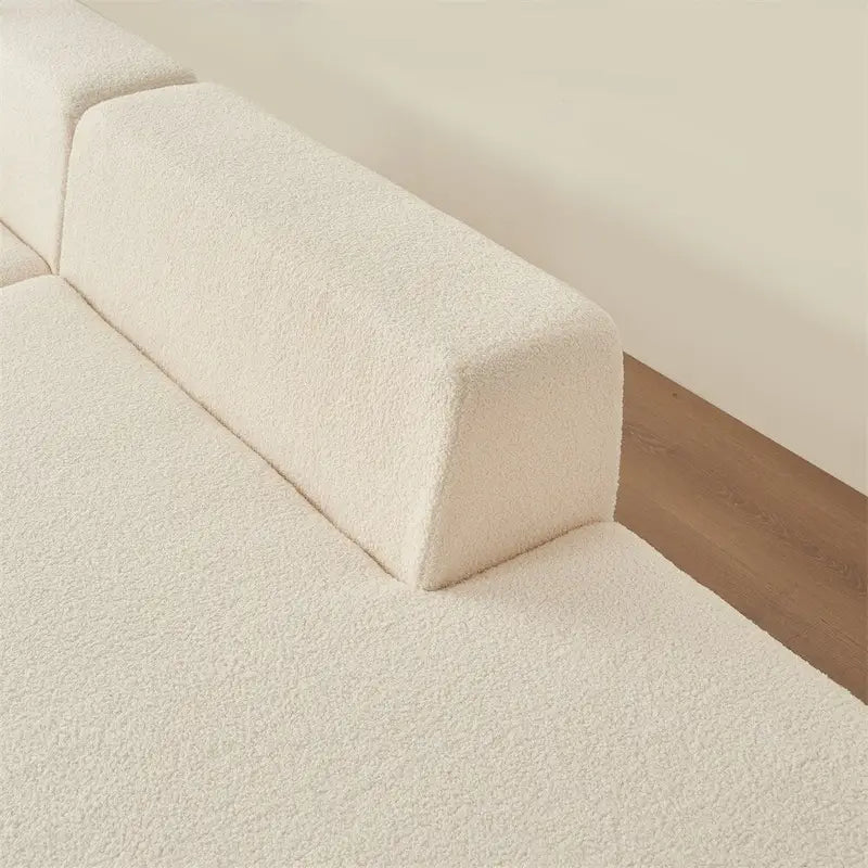Divano componibile modulare, divano componibile moderno a L con chaise longue