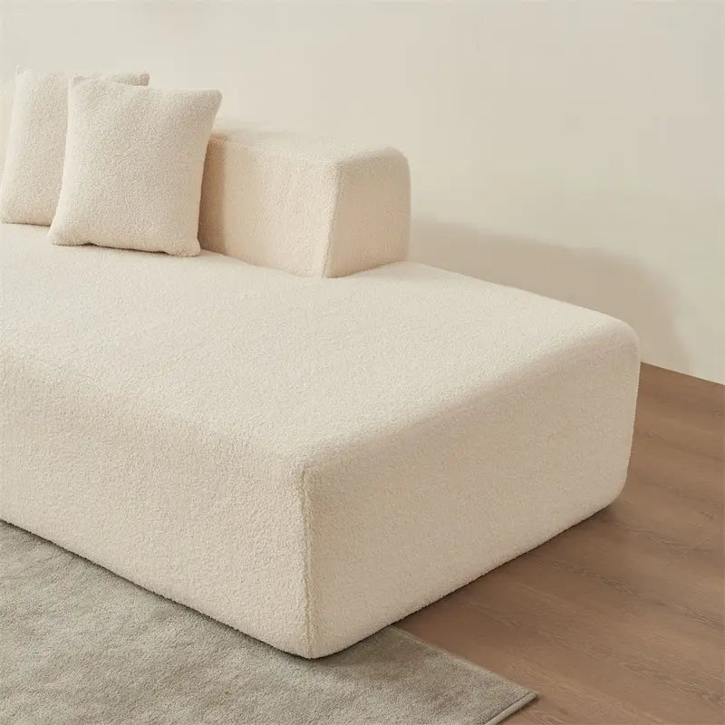 Divano componibile modulare, divano componibile moderno a L con chaise longue