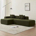 Divano componibile modulare, divano componibile moderno a L con chaise longue