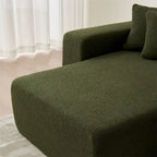 Divano componibile modulare, divano componibile moderno a L con chaise longue
