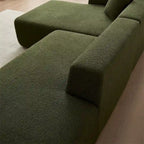 Divano componibile modulare, divano componibile moderno a L con chaise longue