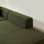 Divano componibile modulare, divano componibile moderno a L con chaise longue