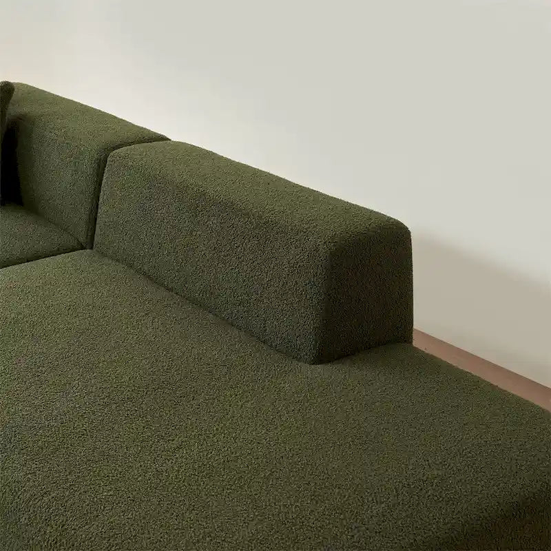 Divano componibile modulare, divano componibile moderno a L con chaise longue