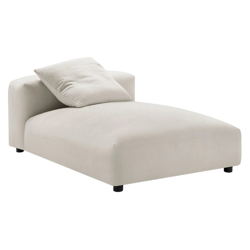 Divano componibile a 2 pezzi Solace in tessuto imbottito con chaise longue