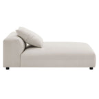 Divano componibile a 2 pezzi Solace in tessuto imbottito con chaise longue
