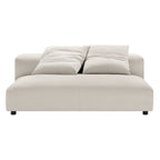 Divano componibile a 2 pezzi Solace in tessuto imbottito con chaise longue