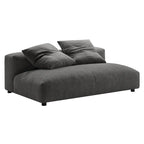 Divano componibile a 2 pezzi Solace in tessuto imbottito con chaise longue