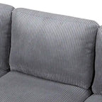 Divano combinato a forma di U