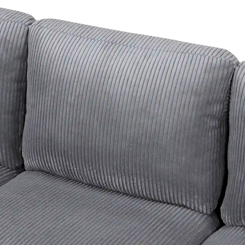 Divano combinato a forma di U