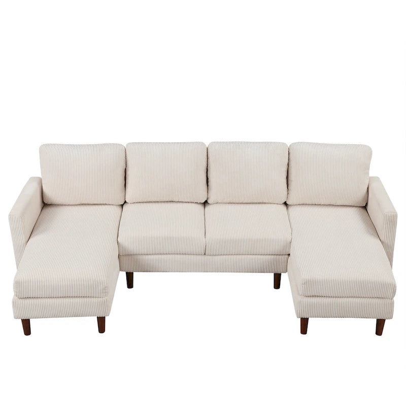 Divano combinato a forma di U