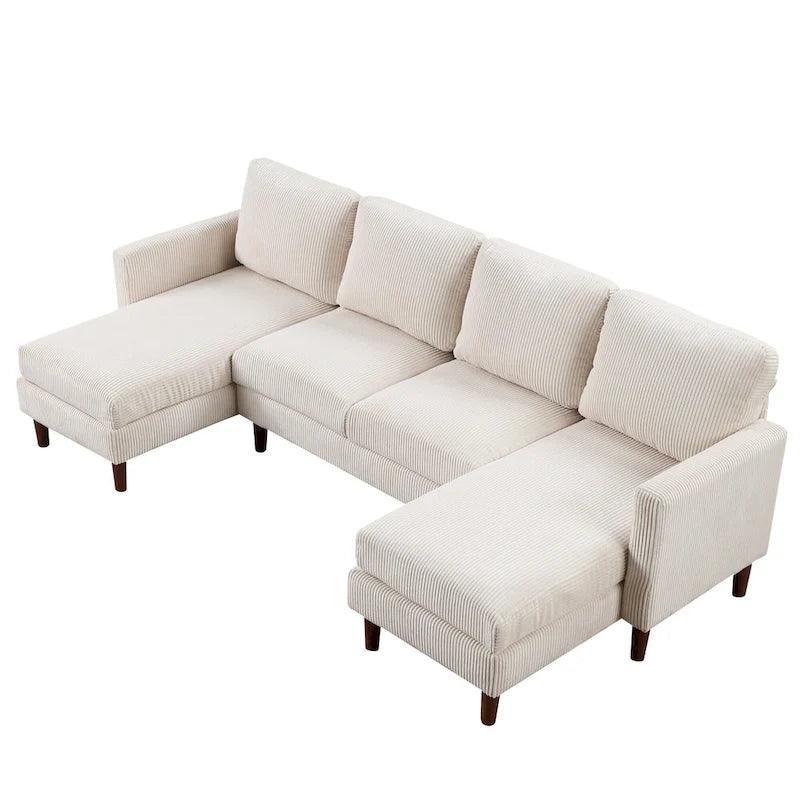 Divano combinato a forma di U