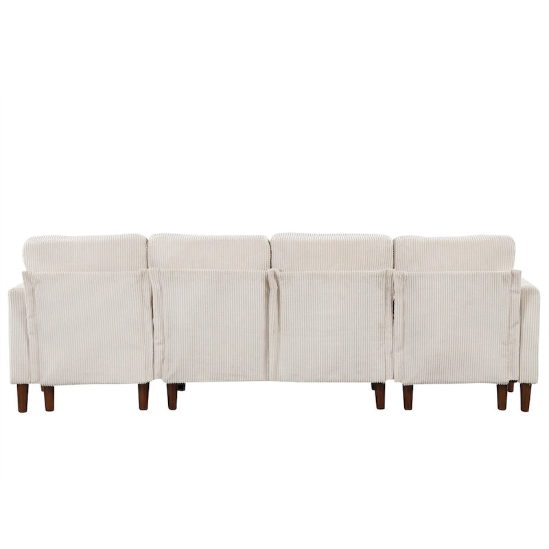 Divano combinato a forma di U