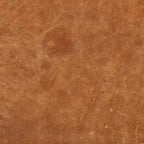 Poly & Bark Jarmo Ottoman with Adjustable Walnut Table - Full Grain Genuine Italian Leather