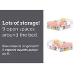 HomeStock Storage Beds made of Particle Board Bed Frame