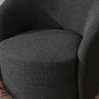 Fauteuil pivotant rembourré KINWELL de 86 cm de large (lot de 2)