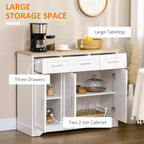 Modern Kitchen Sideboard Buffet Cabinet with Storage, Kitchen Island Dining Room Cabinet Living Room Furniture