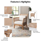 Tatum Rattan Accent Chair