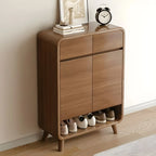 Modern Wood Hallway Medium Shoe Storage Cabinet