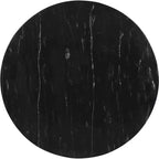 Round Marble Coffee Table with Sphere Legs, Multicolor, Seats 4??