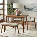 Simple Living 4-Piece Nettie Solid Wood Dining Set