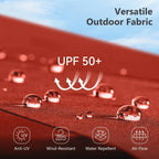 MAISON ARTS 12 FT Automatic Hydraulic Cantilever Umbrella Aluminum Pole 360 Degree Rotation