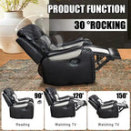 Big Size Faux Leather American Design Recliner Chair for Living Room
