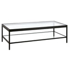 Alexis Metal and Glass Coffee Table